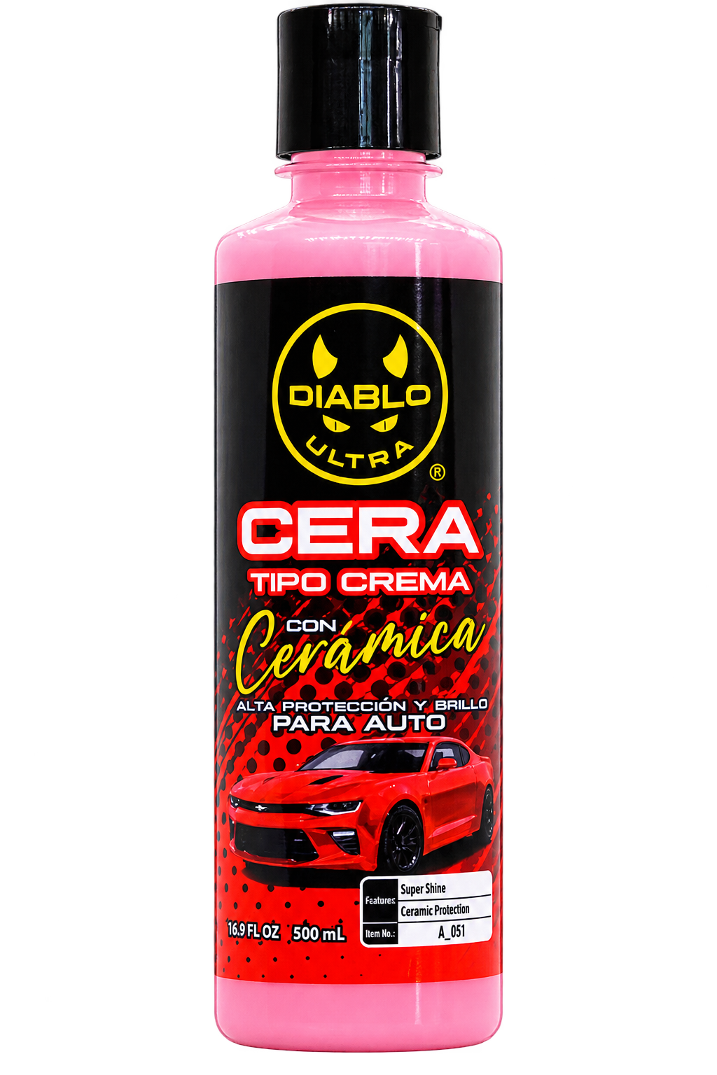 Cera Tipo Crema con Cerámico 500 ml – Diablo Ultra