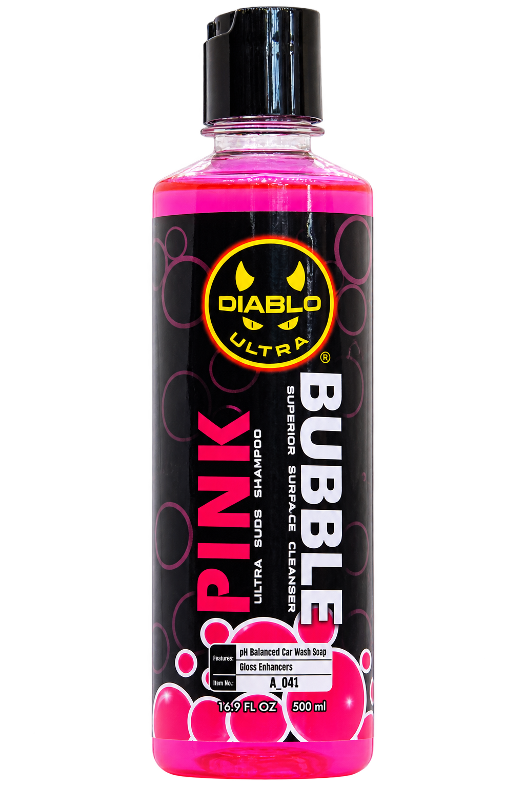 Shampoo Pink Bubble 500 ml – Diablo Ultra
